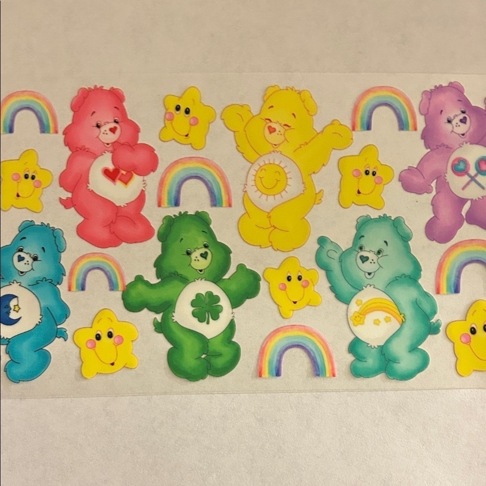 Care Bears Rainbow Cup Decal